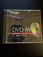 PACK OF 4 -TDK Blank DVD-RW