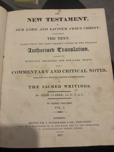 Victorian antique bible 1817 - victorian,