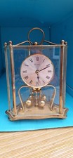 Gold tone anniversary clock - tone,