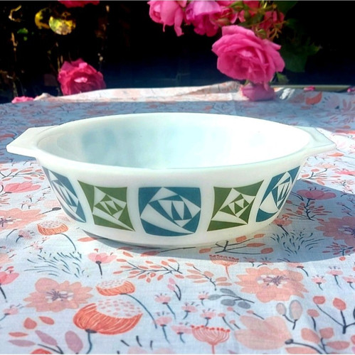 Vintage jaj pyrex checkers - jaj,
