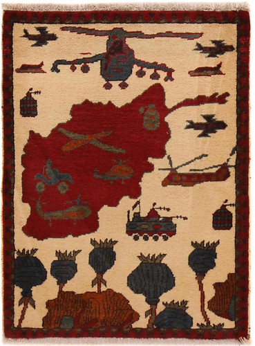 Opium afghan handmade tribal - opium,