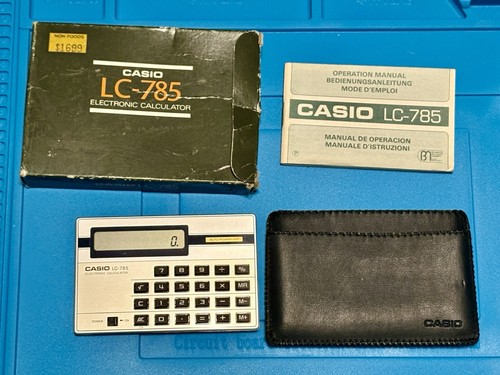 Vintage 1980s casio 785 - casio, lc-785