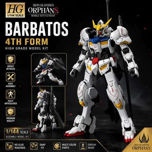 144 gundam barbatos 4th - 1/144,