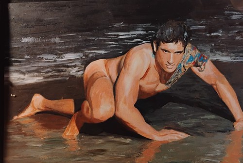 Naked guy river - river, unique