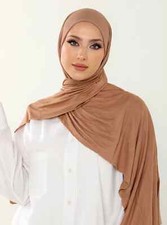 Large Plain Shawl Head Scarf Wrap Hijab 200x65 cm Turlu  High Quality Turkish