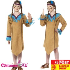 Girls Indian Native Costume