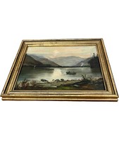 Framed Landscape Painting with