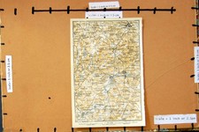 Original Old Antique Print