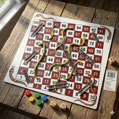 Snake ladder educational kids - ladder,