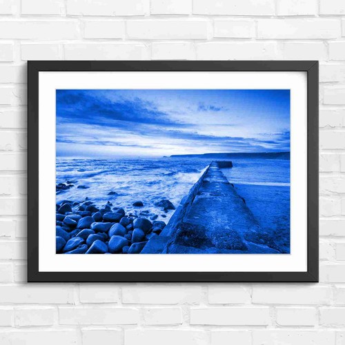 Seaside pier sunset coastline - sunset,
