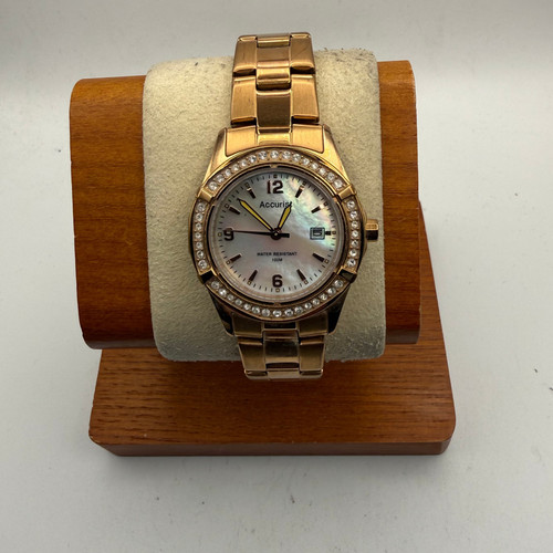 Accurist ladies rose gold - ladies,