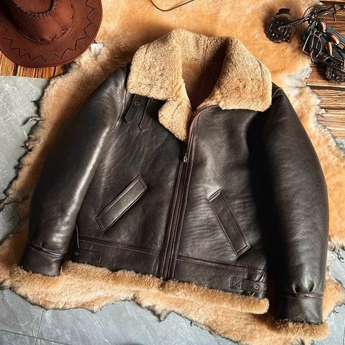 Men genuine cow leather - genuine, b3
