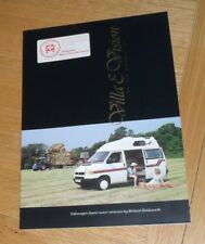 Volkswagen VW Transporter Vision & Villa Motorhome Brochure 1991 By Holdsworth