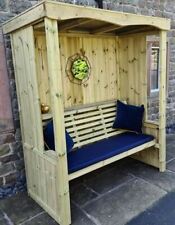 Wooden Garden Four Seasons 3 Seat Arbour