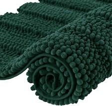 Luxury Non-Slip Chenille Bath Shower Mat Large Rug Soft Hand Machine Washable uk