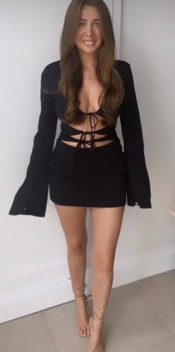 Zara medium black cut out - ,