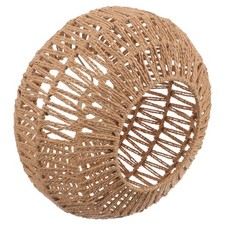 Large Wicker Hanging Lamp