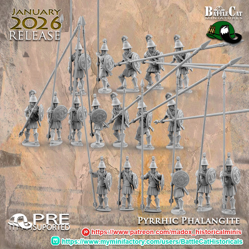 28mm pyrrhic phalangites - phalangites,