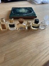 Vintage Six EMPTY Micro Miniature Perfume Bottles 🌹 Cute & Collectible 