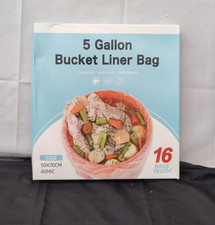 5 Gallon Bucket Liner Bags, Turkey Brine Bag, Food Grade Platisc Bag 16BAGS