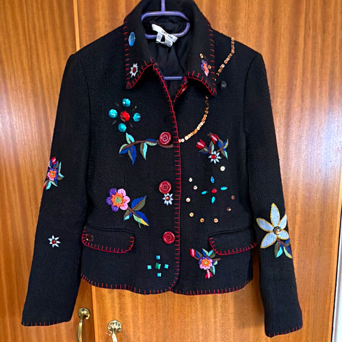 Zara basic black floral - zara,