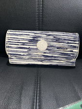 Kipling Alia Live Light Purse/ Wallet Navy And Cream 