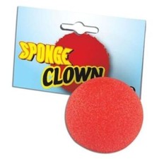 Clown Nose Red Sponge Fancy Dress Costume Accessory