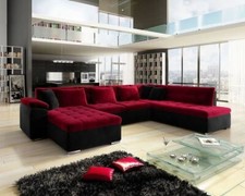 U-Shaped Corner Sofa Bed with