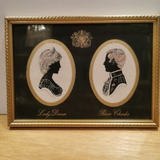 The Pennyfarthing Galleries Enid Elliott linder Lady Diana & Prince Charles Rare