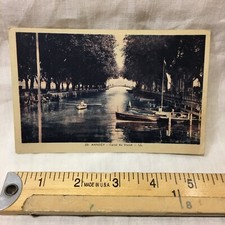Postcard France Annecy Canal