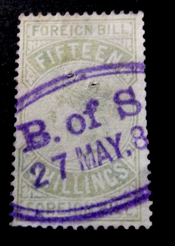 Fifteen shillings - gb-qv-fifteen,