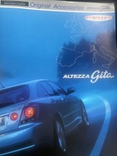 Toyota Altezza Gita Car Accessories Sales Info Brochure In Japanese 8 Pages
