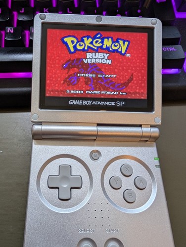 Anbernic rg35xxsp silver gba - anbernic,