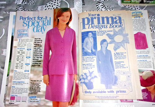 Vintage prima magazine with - prima,