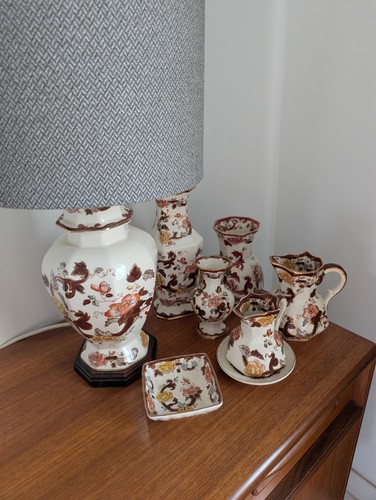 Masons brown velvet - brown, china