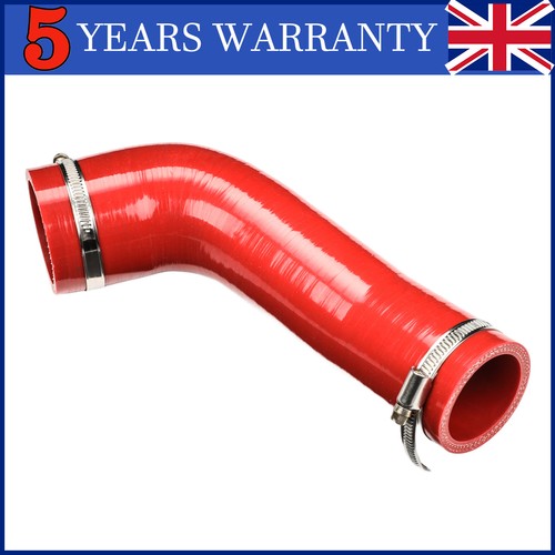 Turbo charger intake hose red - turbo,
