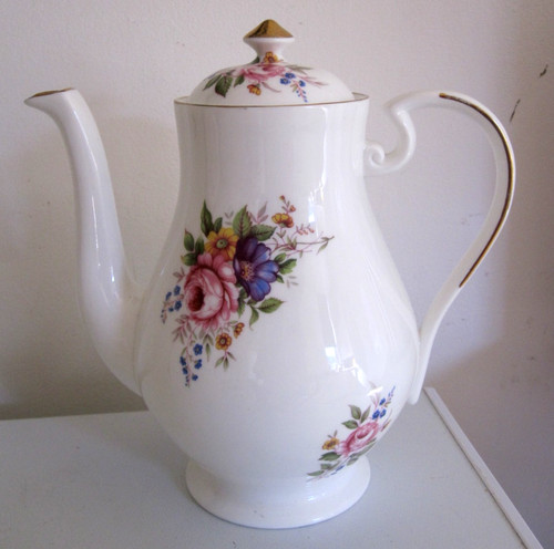 Vintage pint teapot bone - 3,