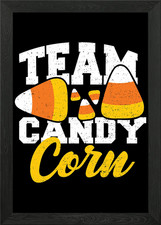 Team Candy Corn Framed Wall