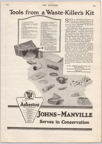 1919 asbestos roofing - asbestos,