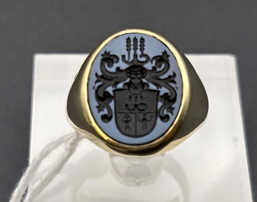 14ct gold vintage crested - 14ct,