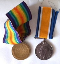 WW1 Medal Pair to The Gordon Highlanders