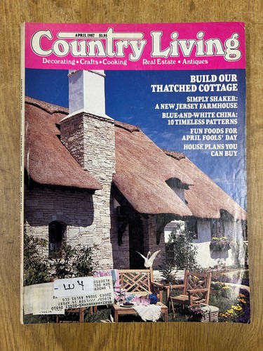 Country living april - living, 1987