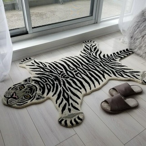 Tibetan tiger rugs 3x5 feet - tibetan,