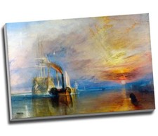 J.M.W. Turner Fighting Temeraire Deception Canvas Print Large 30x20"