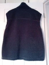 Tu Ladies Gilet Dark Grey  Borg Fleece  Size 14