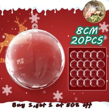 20× Clear Plastic Balls