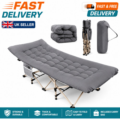 Heavy duty folding camping - camping, bed
