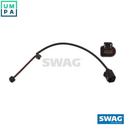 Warning contact brake pad wear - brake,