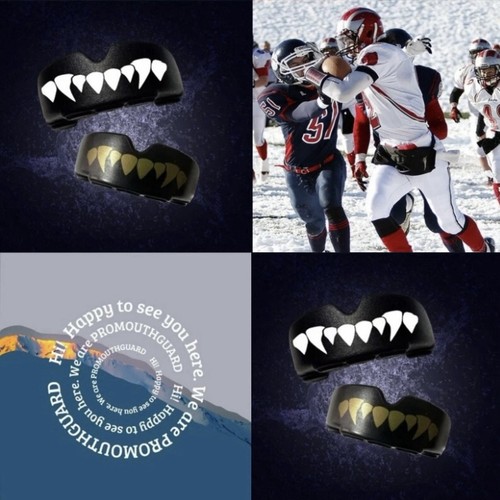 Gold teeth with fangs gum - with,