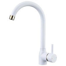 White Kitchen Taps Mixer